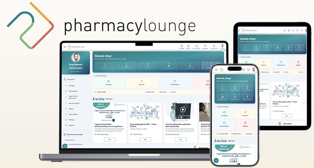 PharmacyLounge — R&eacute;seau professionnel pharmaceutique