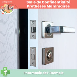 Salle de Confidentialité pour Lingerie et Prothèses