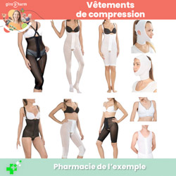 Vente de vêtements de Compression