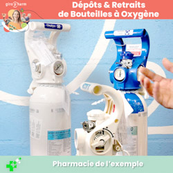 Dépôt et retrait de Bouteilles à Oxygène