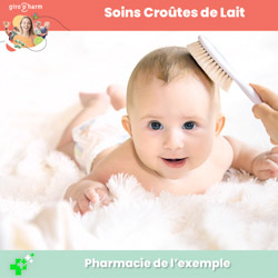 Soins croûtes de lait