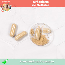 Fabrication de Gellules